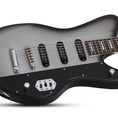 Schecter Robert Smith UltraCure VI Silver Burst Pearl image 4