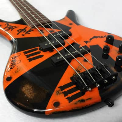 Custom Painted 2019 Ibanez Gio SGR 200B With Light Relic and Graphics image 19