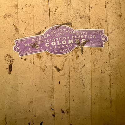 Brescia Mandolin “Estudiantina G. Colombo” Label 1890s / 1900s image 15