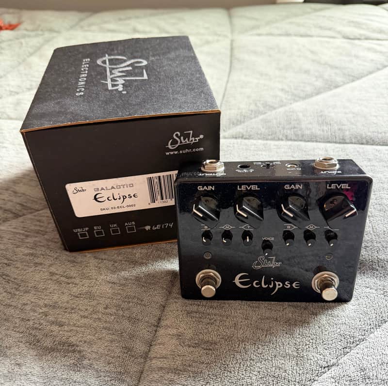 Rare Limited Edition 2018 Suhr Galactic Eclipse Dual Overdrive/Distortion image 1