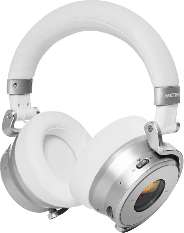 Mint Meters OV-1-B-CONNECT-WHITE Over Ear Bluetooth Headphones, WHITE image 1