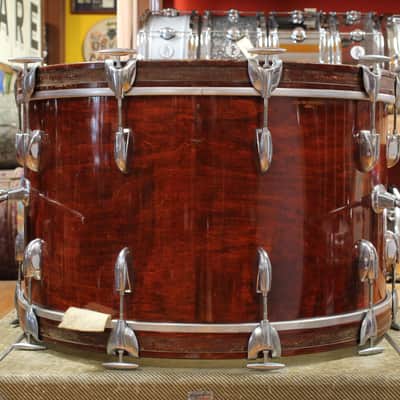 1970s-80s Gretsch Stop Sign/Square Badge Outfit in Rosewood Gloss 14x24 10x12 16x16 image 5