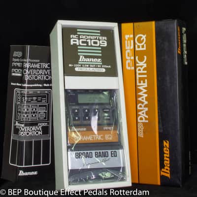 Ibanez PPE-1 DCP Parametric EQ 1989 s/n 211617 Japan mounted with 5x JRC4558D op amps image 10