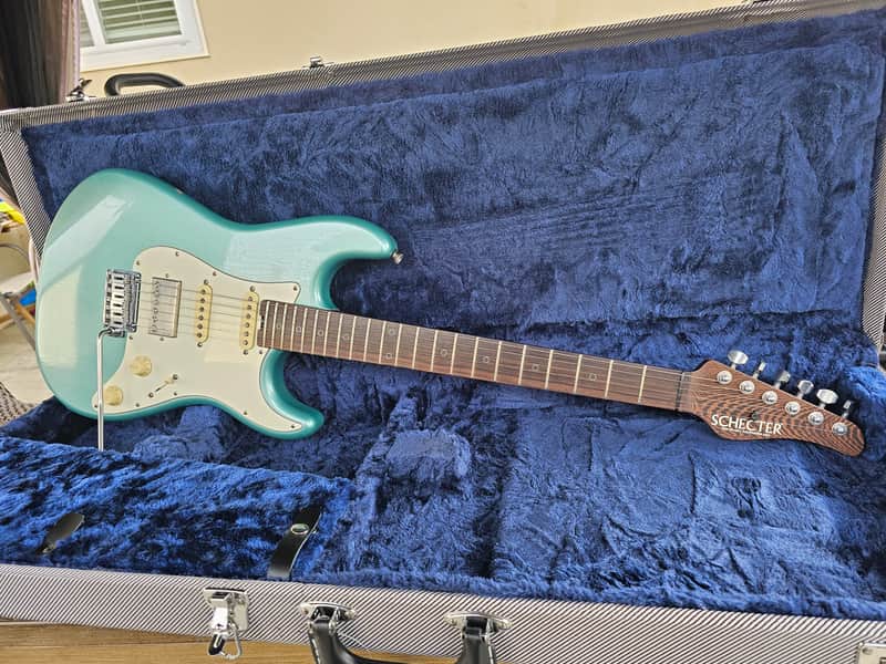 Schecter Nick Johnston USA Custom Shop Aged Teal Bild 1