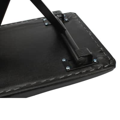 Adjustable Folding Piano Bench Stool – Portable Keyboard Seat, Padded Black Piano Bench, Height Adjustable Music Stool image 5