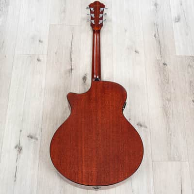 Mint Ibanez AE410 AE Acoustic-Electric Guitar, Macassar Ebony Fingerboard, Solid Sitka Spruce Top image 6