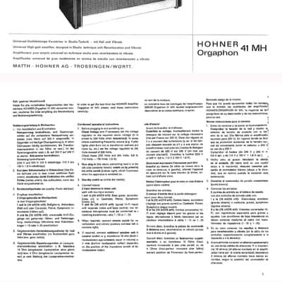 Hohner Orgaphon 41MH '60s image 18