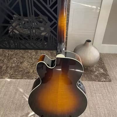 2003 Gibson J-185 CE Jumbo Cutaway Acoustic Electric Guitar New Strings Pro Setup Case Candy, Warranty Cards, Gibson Deluxe Hard Shell Case - Excellent Cond! image 2