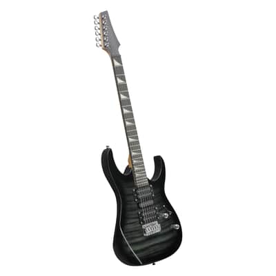 Cxxss 170 Model 39in Electric Guitar HSH Pickups Black complete starter kit suit for Hard Tiger-striped Black image 2