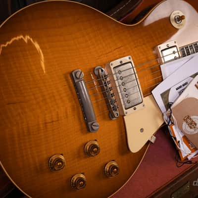 Gibson Custom '59 Les Paul Standard Golden Poppy Burst Murphy Lab Ultra Light Aged image 21