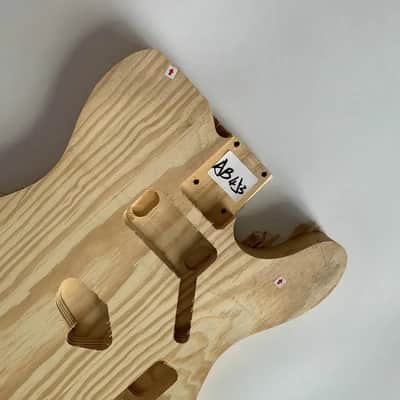 Custom Unfinished Ash Wood Tele Style Guitar Body DIY Project image 4