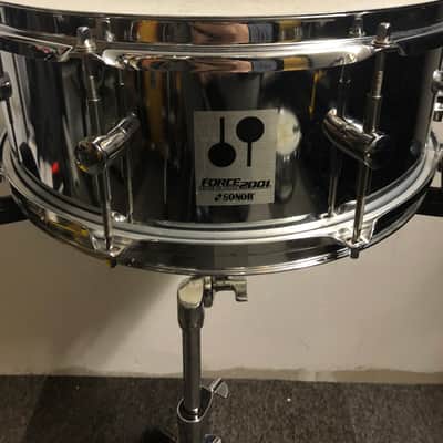 Sonor Force steel snare with stand image 3