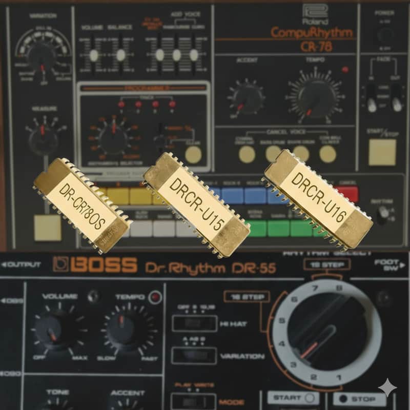 Alesis HR-16 / HR-16B EPROM Upgrade - Boss DR-55, Roland CR-78 & E-mu Drumulator Sounds + OS 2.0 image 1