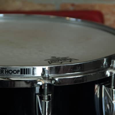 Yamaha SD098 - solid black Recording Custom 9000 snare drum 14"x8 image 4