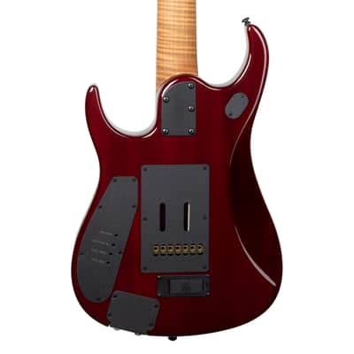 Ernie Ball Music Man JP15 7-String Electric Guitar - Red Tide Flame - Open Box image 7