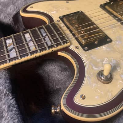 D'Angelico Deluxe Brighton Limited Edition 19/50  - Matte Wine image 13
