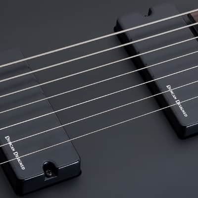 Schecter Demon-7 Electric Guitar - Aged Black Satin (3662) image 6