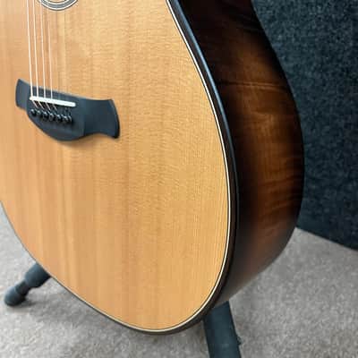Taylor Builder's Edition 614CE Grand Auditorium Acoustic/Electric Guitar with V-Class Bracing, ES2 Pickup & Hardshell Case 2021 - Natural image 9