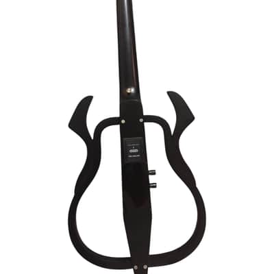 Sojing Silent Classical Guitar - Nylon Strings - Black Satin image 4