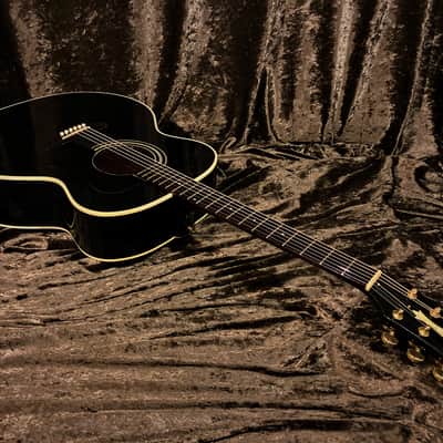 Guild JF30 Black Maple Jumbo Archback Westerly Built 1996 Guild Acoustic Electric w/ Original Case image 7