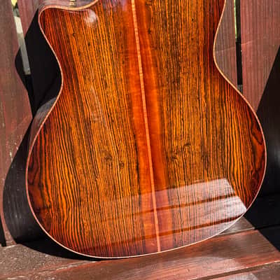 Taylor 2024 "Catch" Custom #27 Grand Auditorium Bearclaw Sitka/Bocote B4027 C14ce Acoustic-Electric Guitar w/HSC image 4