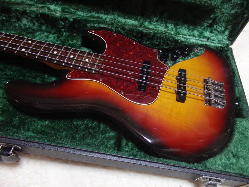1982 Fender Japan Vintage JV Jazz Bass JB62-75 62 Sunburst | Reverb