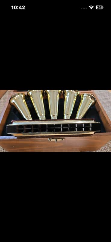 Hohner Hohner Trumpet call Harmonica no. 220 original box image 1