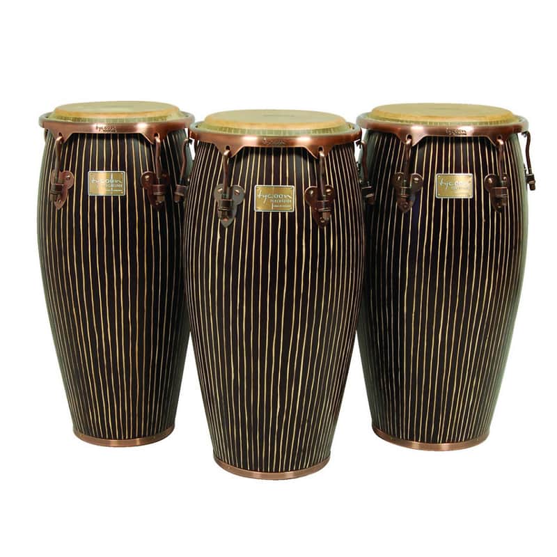 Tycoon MTCHC-100ACT Master Hand-Crafted Pinstripe Series 10" Conga image 1