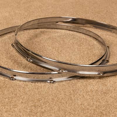 Vintage Slingerland 15" Stick Saver Snare Drum Hoops (Pair) image 1