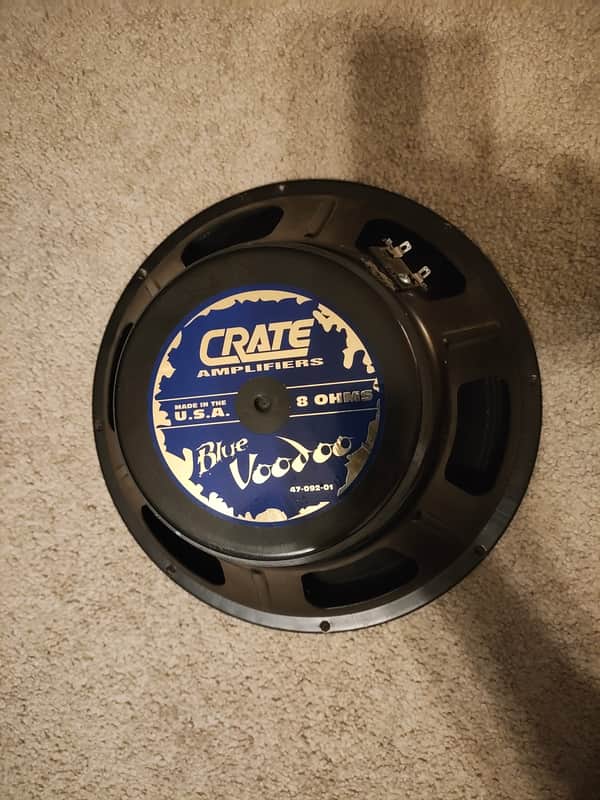 Crate speaker Blue voodoo speaker 8ohm 12" 60w 1990's image 1