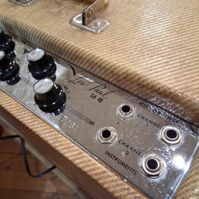 Gibson GA-40 Les Paul 15-Watt 1x12" Guitar Combo 1957 - 1961 - Tweed image 6