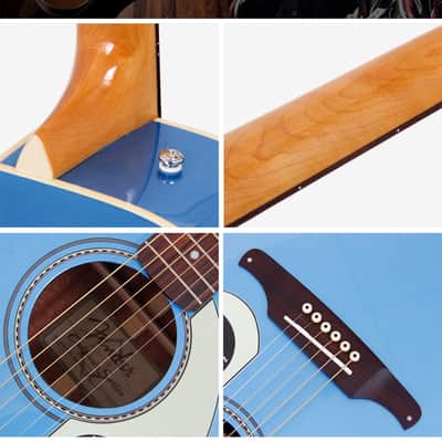 Fender Sonoran SCE blue image 3