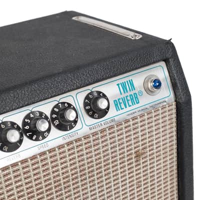 Fender 1976 Silverface Twin Reverb Owned By Billie Joe Armstrong Of Green Day image 5