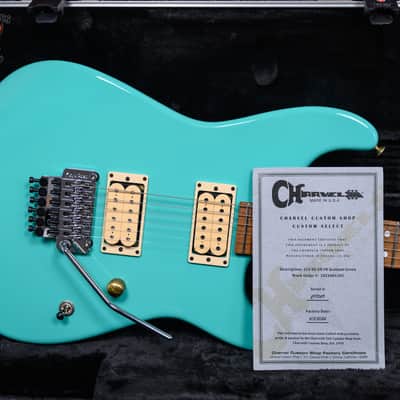 Charvel USA Custom Shop San Dimas 2H Seafoam Green 2024 W/OHSC (B-Stock) image 9