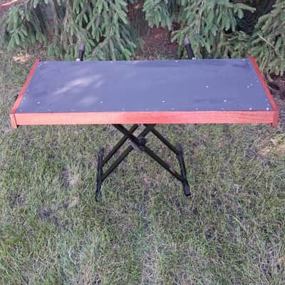 Korg PolySix Synthesizer Replacement Chassis / Body / Case - Exotic African Sapele Wood image 7