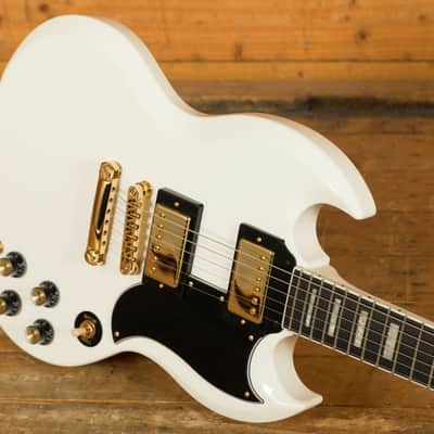 Epiphone Inspired by Gibson SG Custom | Alpine White w/Gigbag image 5
