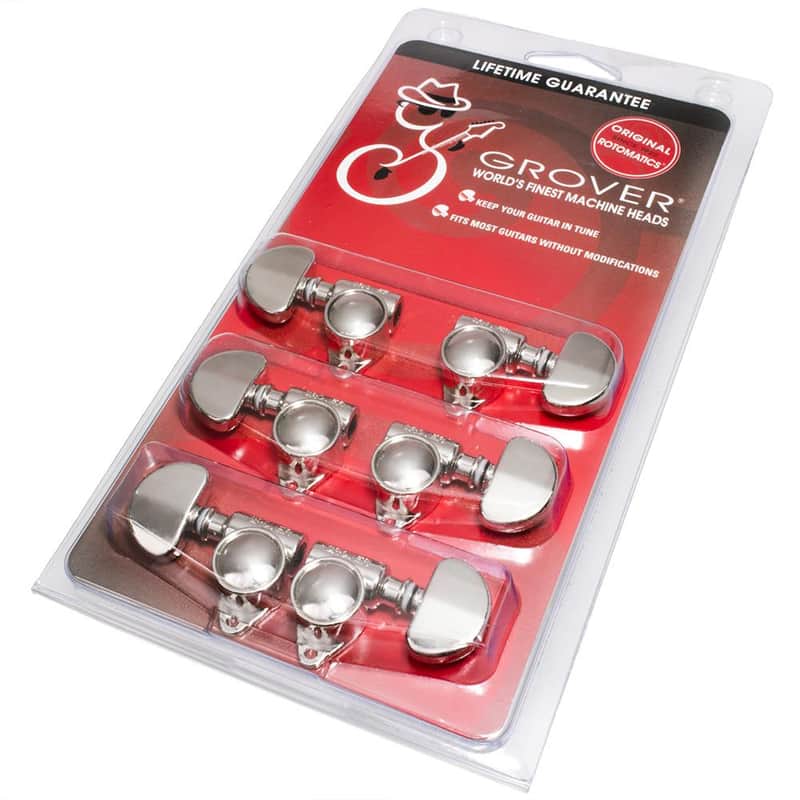 Grover 102NV Vintage Rotomatic 3+3 Tuning Heads image 1