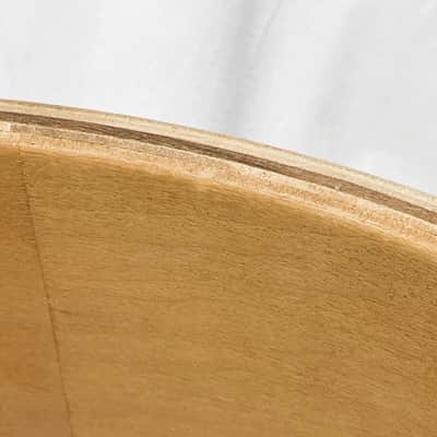 Ludwig 16" X 22" 81-83 6 Ply Maple White Cortex Bass Drum Shell B/O Badge #3084418 - LBDS-701-22-WC image 16