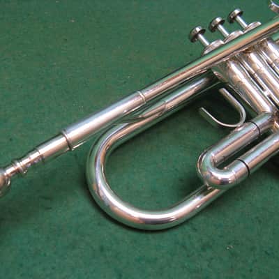 Accord by Blessing 1035 Intermediate Silver Trumpet USA - Reconditioned - Case & Blessing 7C MP image 7