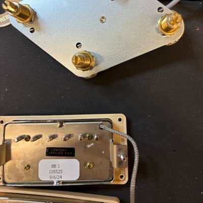 Gibson Les Paul Standard Complete Pickups Wiring Hardware 2024 - Nickel image 11