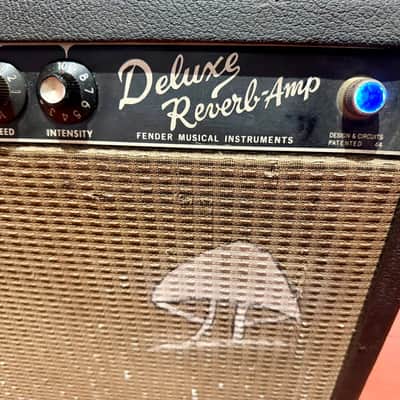 1965 Fender Deluxe Reverb Blackface image 3