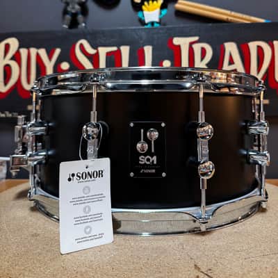 Sonor SQ1-1465-SDW-GTB SQ1 Series 14x6.5 Birch Snare Drum 2010s - GT Black image 1