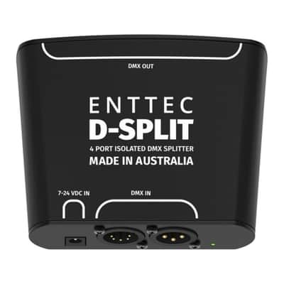 Enttec 70578 D-Split DMX 4 Port Isolated Splitter/Isolator (3/5-Pin) Bundle w... image 9
