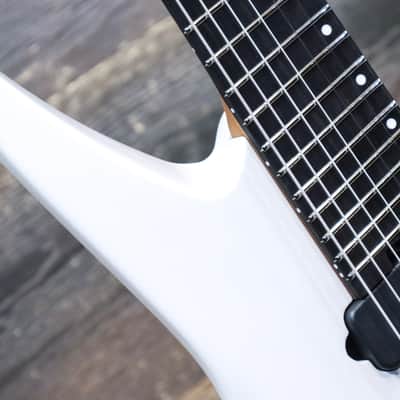 Ernie Ball Music Man Kaizen 7-String Chalk White Multi-Scale Electric Guitar w/Case image 9