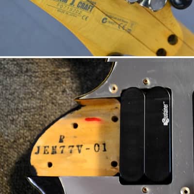 VIDEO- IBANEZ Steve VAI JEM77V-01 2007 - Black - "Sustainer" - MIDI - Japan import image 17