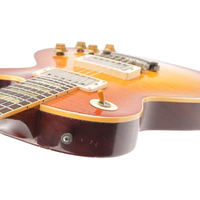 Gibson Custom 1959 Les Paul Standard Molten Amber Burst Heavy Aged image 11