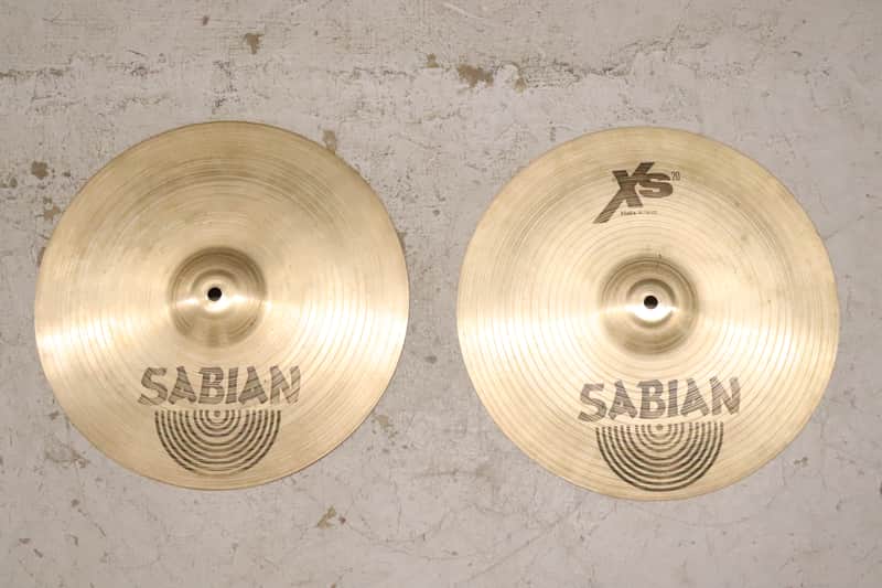Sabian 14" XS20 Medium Hi-Hat Cymbals (Pair)