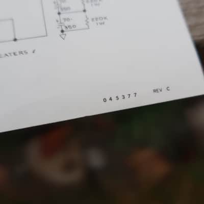Fender Twin Reverb AC568 1968 Schematic Double Sided Original! image 6