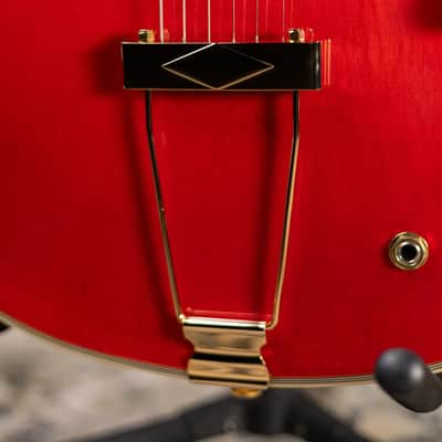 Epiphone Masterbilt Gem Archer Sheraton Electric Guitar - Cherry Red with Hardshell Case image 11