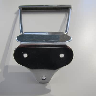 Gibson Acoustic 12 String Guitar Tailpiece Authentic Vintage Part Circa-1960s-Chrome image 5